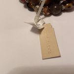 NWT Brown Bead Stretchy Bracelet 3 Piece Set $28 MSRP Photo 2