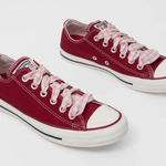 Converse Gingham red low Photo 0