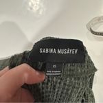 Anthropologie Sabina Musayev Renaissance Midi Dress Size XS‎ Green Photo 8