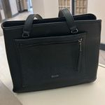 DKNY Textured Black Handbag-Lovely!! Like new-one handle has small fray Photo 0