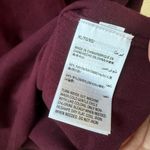 INC International Concepts Burgundy Mock Neck Lightweight Sweater Rhinestone Emb Red Size XL Photo 3