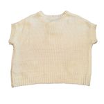 Blu Pepper M Short Sleeve Bow Sweater Cream Pink Coquette Slouchy Soft Girl NWT Photo 2