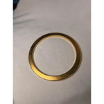 Vintage gold toned quiet luxury bangle bracelet Photo 2
