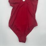 NWOT MEI L’ANGE Swimsuit One Piece Red Eve Bow Tie Swim Beach Classic Medium Photo 11