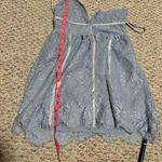 superdown NWOT x Revolve Mandy Lace Flare Dress in Dusty Blue- Size XS Photo 9