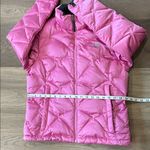 The North Face 550 Women’s Pink Satin Goose Down Puffer Jacket Size Medium Photo 5