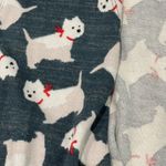 LuLaRoe Joy Long Vest Women's Size Large Duster, Cardigan Sweater Scottie Dog Photo 8