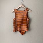 Madewell  Audio Knot-Front Tank Top in Stripe Photo 4