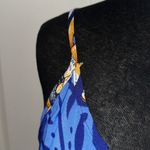 VTG CORONA EXTRA BEER HAWAIIAN PRINT CAMI DRESS Blue Size M Photo 2