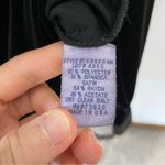 VINTAGE 90s ELLEN FIGG Black Velvet Shirt with Satin Trim Size 12 Photo 8