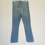 MOTHER The Insider Crop Step Fray Thrilling Shots Jeans 28 Blue Photo 5