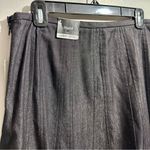Larry Levine  Denim A-Line Skirt (619) Photo 4