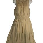 Ann Taylor Metallic Dobby Halter Flare Dress Ladies Size 10 Photo 0
