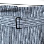 Banana Republic Linen Blend Pinstriped Belted Paperbag Waist Trouser Shorts 16 Photo 4