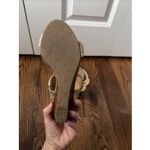 Jack Rogers  Platinum Leather LUCCIA Wedge Sandals Sz 9 Photo 4