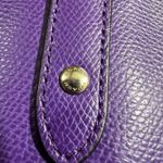 Coach City Zip Tote in Crossgrain Leather F37785 Purple Handbag Purse Dust Bag Photo 2