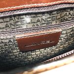 LANCEL Paris dark burgundy structured leather purse, made in Italy Photo 6