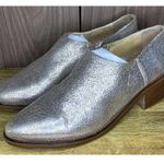 Miista London Glitter Slip On Shoes Size 39 Silver Photo 1