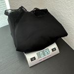 ZARA Black Mesh Short Sleeve & Back Crew Neck A-Line Mini Dress Size Small Photo 13