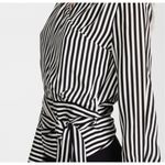 Alice + Olivia Alba cross front blouse size medium Photo 2