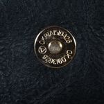 Target Faux Leather Black Fold Over Quilted Clutch Handle Strap Crossbody Bag Photo 5