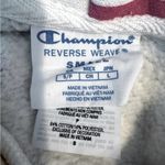 Champion  Urban Outffitters Reverse Weave Striped Cropped Hoodie Size S Photo 8