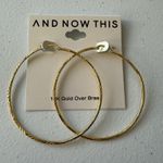 NWT And Now This 18k gold over brass diamond Photo 0