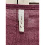 Crochet Burgundy Blouse 3/4 Sleeve Scoop Neck‎ Size XXL Lined Boho Trending Red Photo 1