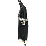 Sangria Black White Geometric Knit Dress Size Large Monochrome Knit Dress EUC Photo 3