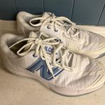 New Balance Women's Size 9.5 FuelCell 996v5 White Navy Women's Tennis Running Photo 2