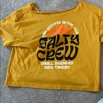Salty Crew  Golden Yellow Tee Photo 2