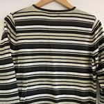 Style & Co Green Striped Longsleeve Shirt Photo 6