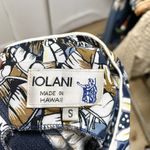 Iolani Hawaiian Tropical Sleeveless Shift Dress Blue Hawaii Vacation size Small Photo 7