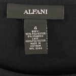 Alfani Black A-Line Dress With Lace Sleeves Size 4 Photo 5