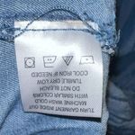 Absolutely Famous  medium wash chambray boho peasant shirt with boat neck medium Photo 6