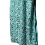   Vintage 60’s/70’s Mint Green Long Sleeve Floral Eyelet Ankle Length Dress Photo 5