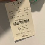 J. Crew Factory French Ruffle Stripped Bikini Top Green White Adjustable Size L Photo 3