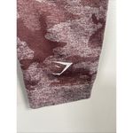 Gymshark Camo Adapt Seamless High Rise Leggings Gym Workout Sz S Burgundy Yoga Photo 4