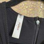 Popilush Black Ribbed Shapwear Modal Tummy Control Midi Dress Small/Medium Black Photo 3