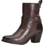 Frye Jackie Rivet Short dark brown leather boots size 7 Photo 0