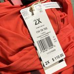 Adidas NWT Women  x 11 Honoré Training Tee Red 2X Photo 8