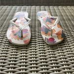 Farm Rio  Banana Nest Havaianas Sandals size 11/12 boho vacation beach travel Photo 3