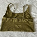 Active USA PINK  Green Sports Bra with Scoop Neck Photo 1