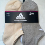 Adidas  Women’s No Show Cushioned Socks 6-Pack AEROREADY NWT Photo 0