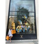 Rails  Blue White Scoop Neck Linen Blend Ruffled Tiers Sandy A-Line Dress Size S Photo 8