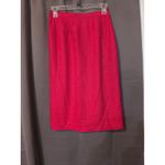 Liz Claiborne Red Silk Suit Dress, Size 8 Petites, Vintage Double Breasted Dress Photo 8