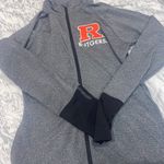 Rutgers Gray And Black Athletic Zip Up Jacket Size M Photo 1