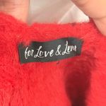 For Love & Lemons For Love & Lemons Fiona Crop Top Red Fuzzy XXS Photo 4