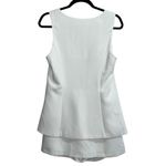 Amanda Uprichard  Kya Romper Dress In Ivory Photo 5