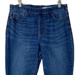 Lands' End Lands’ End Semi High Rise Skinny Ankle Jeans Women’s Medium Blue Wash Size 12 Photo 2